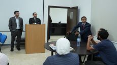 قسم العلوم السياسية وجمعية العلوم السياسية ينظمان ندوة حوارية حول اليات تطور العمل الحزبي