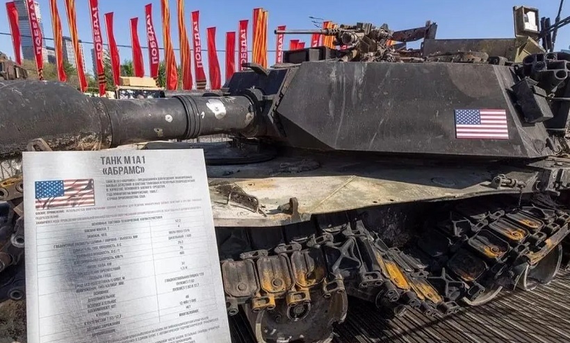 غنيمة جديدة .. الجيش الروسي يستولي على نموذج آخر لدبابات أبرامز 
