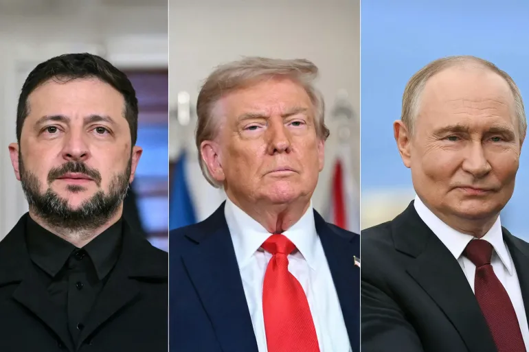 قبيل لقائه زيلينسكي.. مكالمة مثمرة للغاية بين ترامب وبوتين 