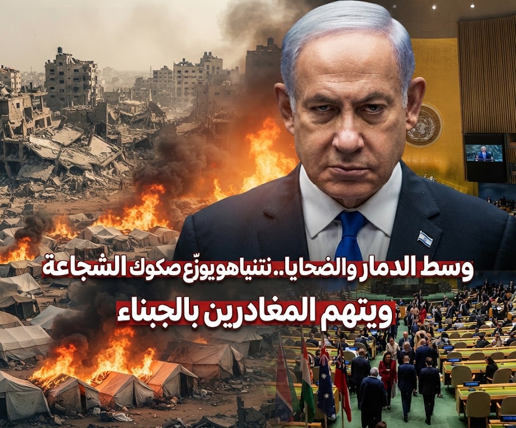 وسط الدمار والضحايا.. نتنياهو يوزّع صكوك الشجاعة ويتهم المغادرين بالجبناء 