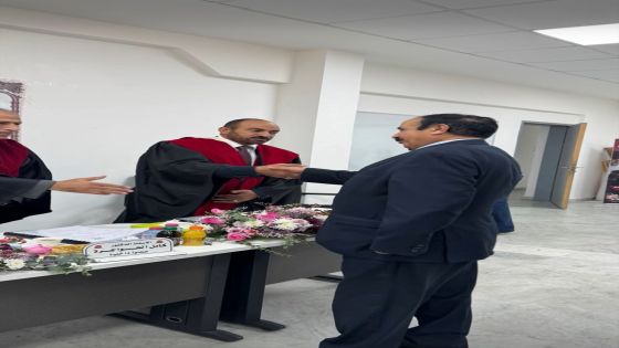 الفراية يهنئ الباشا غالب الموازرة بحصول ابنته على درجة الدكتوراه