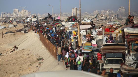جيش الاحتلال يعلن إقامة مسار انتقال مؤقت لخروج سكان مدينة غزة