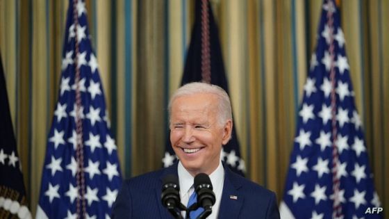 (FILES) In this file photo taken on November 09, 2022 US President Joe Biden speaks during a press conference a day after the US midterm elections, from the State Dining Room of the White House in Washington, DC. - President Joe Biden's Democrats retained control of the US Senate on November 12, 2022, a remarkable midterms election result that defied predictions of a Republican "red wave" over both houses of Congress. (Photo by Mandel NGAN / AFP)