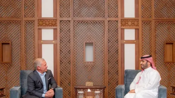 الملك وولي العهد السعودي يبحثان التطورات الإقليمية والعلاقات الثنائية