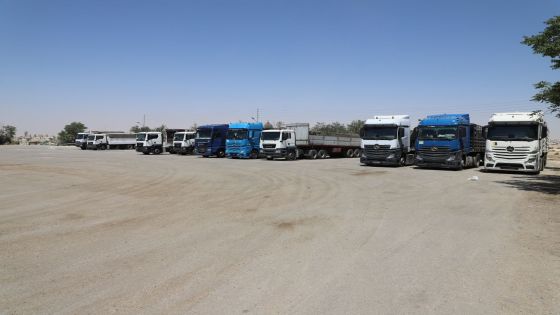الأردن يسيّر 50 شاحنة مساعدات من ضمنها براد وحدات دم إلى غزة