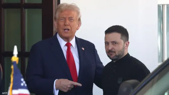 الرئيس الأوكراني وزعماء أوروبا في أمريكا لإنهاء الحرب