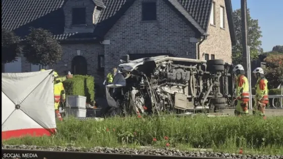 الأردن يعزي بلجيكا بضحايا حادث اصطدام حافلة مدرسية بقطار