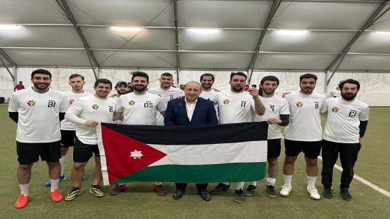 القنصل الفخري زيد نفاع يرعى مباراة الأردن وتونس في هنغاريا