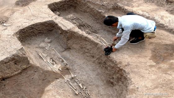 100 مقبرة أثرية تعود إلى 2200 عام في الصين