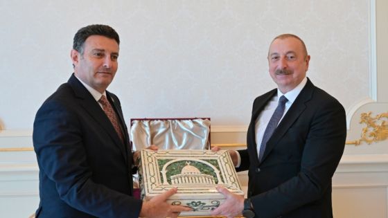 رئيس مجلس النواب ينقل تحيات الملك إلى الرئيس الأذربيجاني