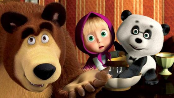مسلسل الكارتون “ماشا والدب” الروسي يترشح لنيل لقب أكثر أفلام الأطفال شعبية في العالم