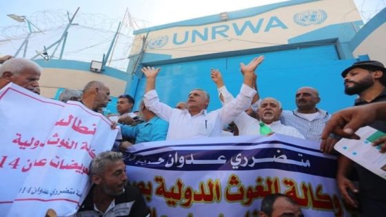 الفلسطينيون يتظاهرون في غزة لتعويضهم عن الأضرار الواقعة على متلكاتهم من الاحتلال