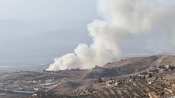 اندلاع حريق بمكب نفايات الحمرة في السلط
