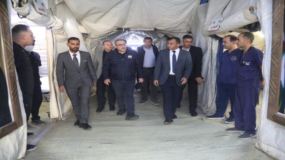 وفد من الأمم المتحدة يزور المستشفى الميداني الأردني جنوب غزة/8