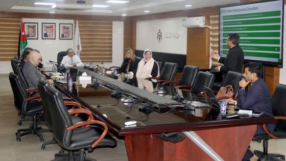 بحث فرص استثمارية متاحة في الأردن مع شركة هندية