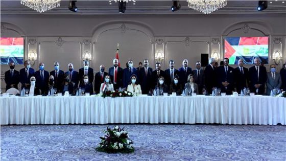 جلسة مباحثات ختامية بين مصر والعراق والأردن
