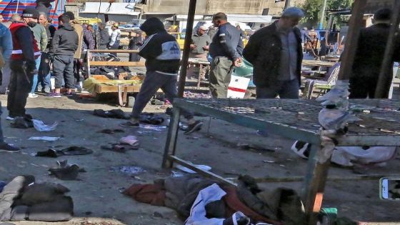 صور/ عشرات القتلى والجرحى في تفجيرين انتحاريين وسط بغداد