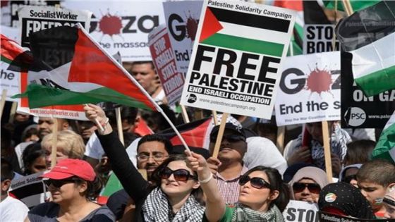 آلاف المحتجين في لندن ومدريد ينظمون مسيرات دعما للفلسطينيين