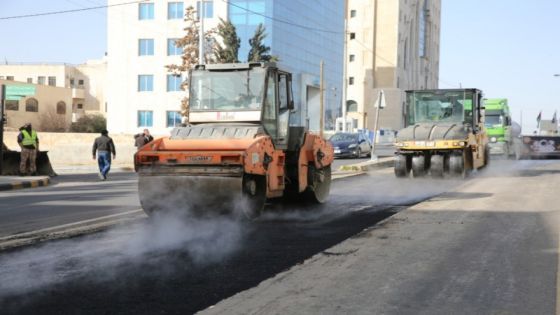 أمانة عمّان تباشر تعبيد شوارع رئيسية بمساحة نصف مليون م2