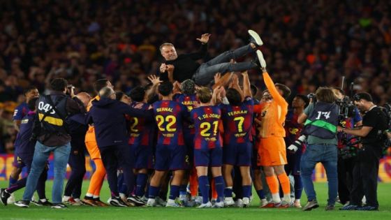 برشلونة بطلا للدوري الإسباني بعد فوزه على ريال مدريد