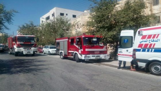 الدفاع المدني يخمد حريق منزل نتج عنه وفاة في عمّان