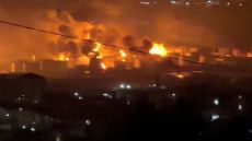 اندلاع حريق في مصفاة روسية بعد هجوم بمسيرات