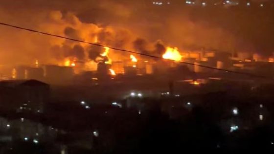 اندلاع حريق في مصفاة روسية بعد هجوم بمسيرات