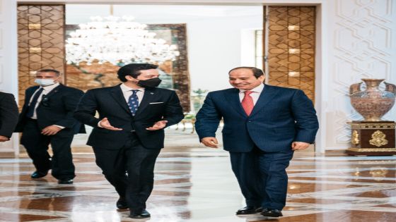 ولي العهد يشكر الرئيس المصري على حفاوة الضيافة