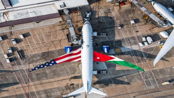 شركة يونايتد إيرلاينز الأمريكية تبدأ أولى رحلاتها للأردن