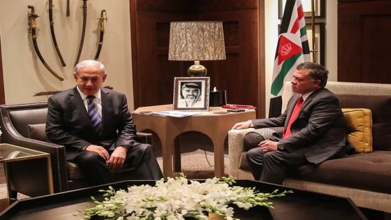 #عاجل الملك يلتقي رئيس الوزراء الإسرائيلي في عمان