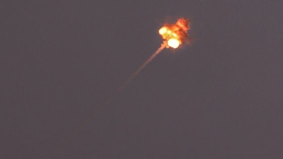 Israel's Iron Dome missile defence system intercepts a rocket above Sderot on November 3, 2023, amid the ongoing battles between Israel and the Palestinian group Hamas. (Photo by JACK GUEZ / AFP)