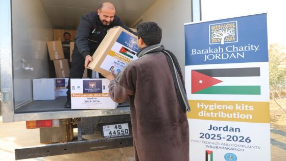 الخيرية الهاشمية توزع موعد غذائية للأسر العفيفية في معان والمفرق