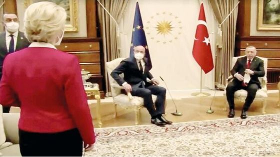 من المسؤول عن أزمة الكرسي بين الاتحاد الأوروبي وتركيا ؟