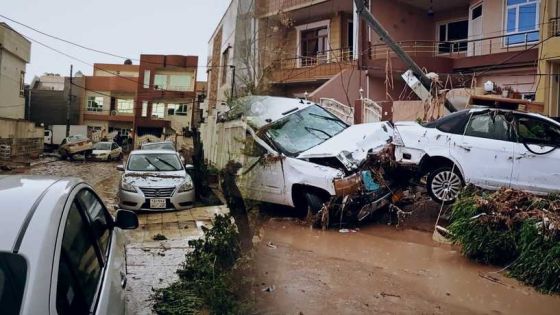 مصرع 8 أشخاص على الأقلّ بفيضانات في كردستان العراق