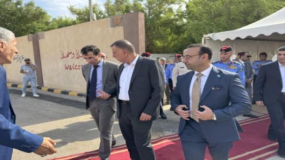 الفراية يفتتح غرفة عمليات الإدارة الحدودية في معبر وادي عربة