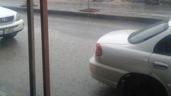 تساقط غزير للأمطار في عجلون والطفيلة والأمن يحذر