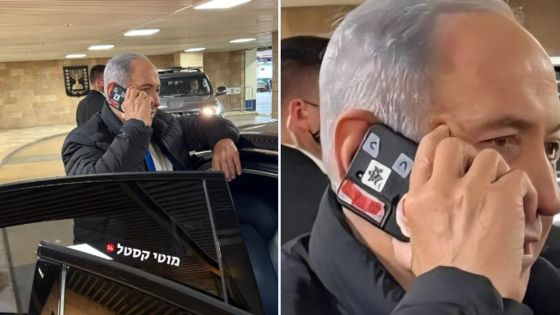صورة لنتنياهو يغطي كاميرا هاتفه تشعل مواقع التواصل الاجتماعي