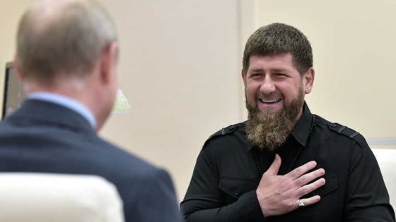 FILE PHOTO: Head of the Chechen Republic Ramzan Kadyrov speaks during a meeting with Russia's President Vladimir Putin at a residence near Moscow, Russia August 31, 2019. Sputnik/Alexei Nikolsky/Kremlin via REUTERS ATTENTION EDITORS - THIS IMAGE WAS PROVIDED BY A THIRD PARTY./File Photo