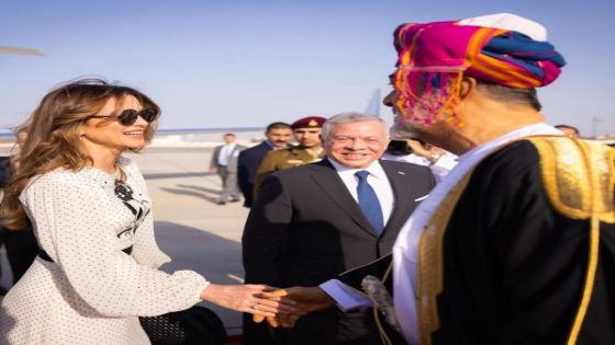 الملكة رانيا تشكر سلطان عُمان على حفاوة الاستقبال