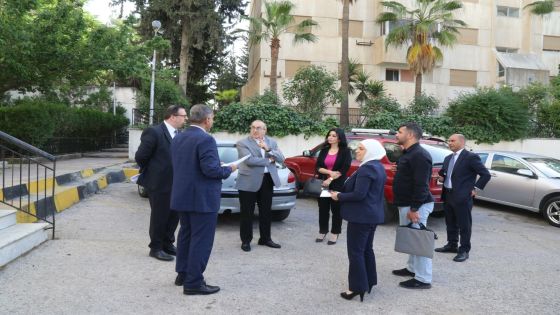 أبو السمن ونمروقة يزوران مشروع صيانة السكن الوظيفي لموظفي الخارجية