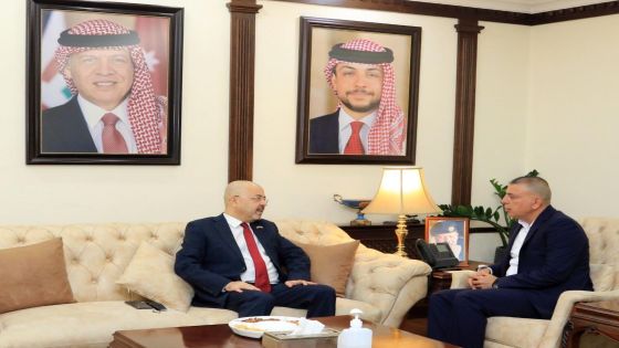 الفرايه يلتقي السفير العراقي في عمان