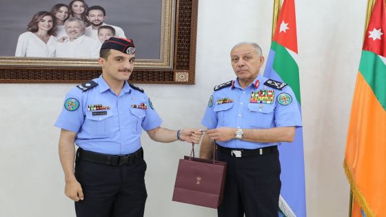 تكريم الملازم نور الدين الحباشنة بهدية ملكية تقديراً لإنجازه الدولي
