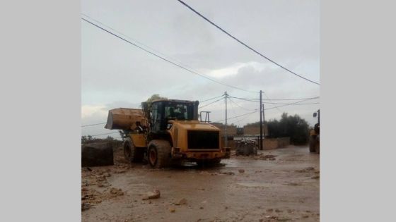 إعادة فتح طريق العدسية الشونة الشمالية جراء الأمطار