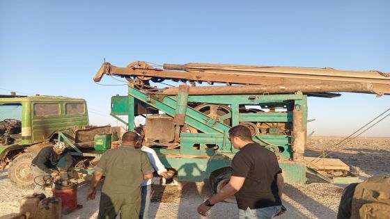 سلطة المياه: ضبط حفارة مخالفة في البادية الشرقية