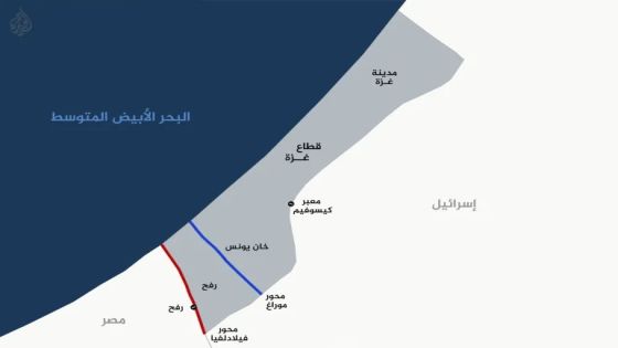 مصادر : الخريطة الإسرائيلية لإعادة التموضع تقضم 40% من مساحة غزة وتبقي رفح تحت الاحتلال