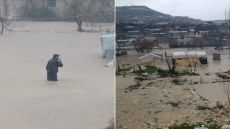 سيول تغرق مخيمات إدلب واللاذقية وتحذيرات من فيضان الأنهار