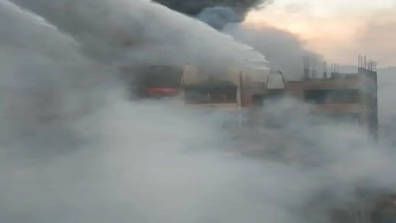 تحرك حكومي اثر حريق واسع بمنازل سكنية في القاهرة