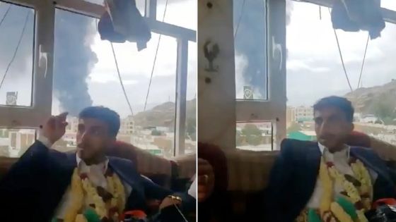عريس يمني يتحدى الغارات الإسرائيلية ويكمل زفافه في صنعاء