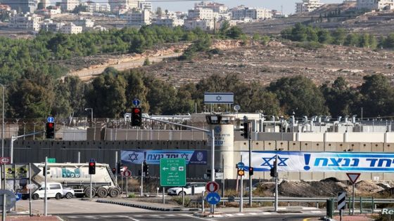 A view shows the Israeli military prison, Ofer, near Ramallah, in the Israeli-occupied West Bank, where some Palestinian prisoners are expected to be released as part of the Israel-Hamas deal to free hostages held in Gaza in exchange for the release of Palestinian prisoners, November 24, 2023. REUTERS/Ammar Awad