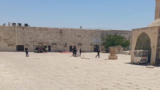 قوات الاحتلال تعتقل مفتي القدس من ساحات المسجد الأقصى